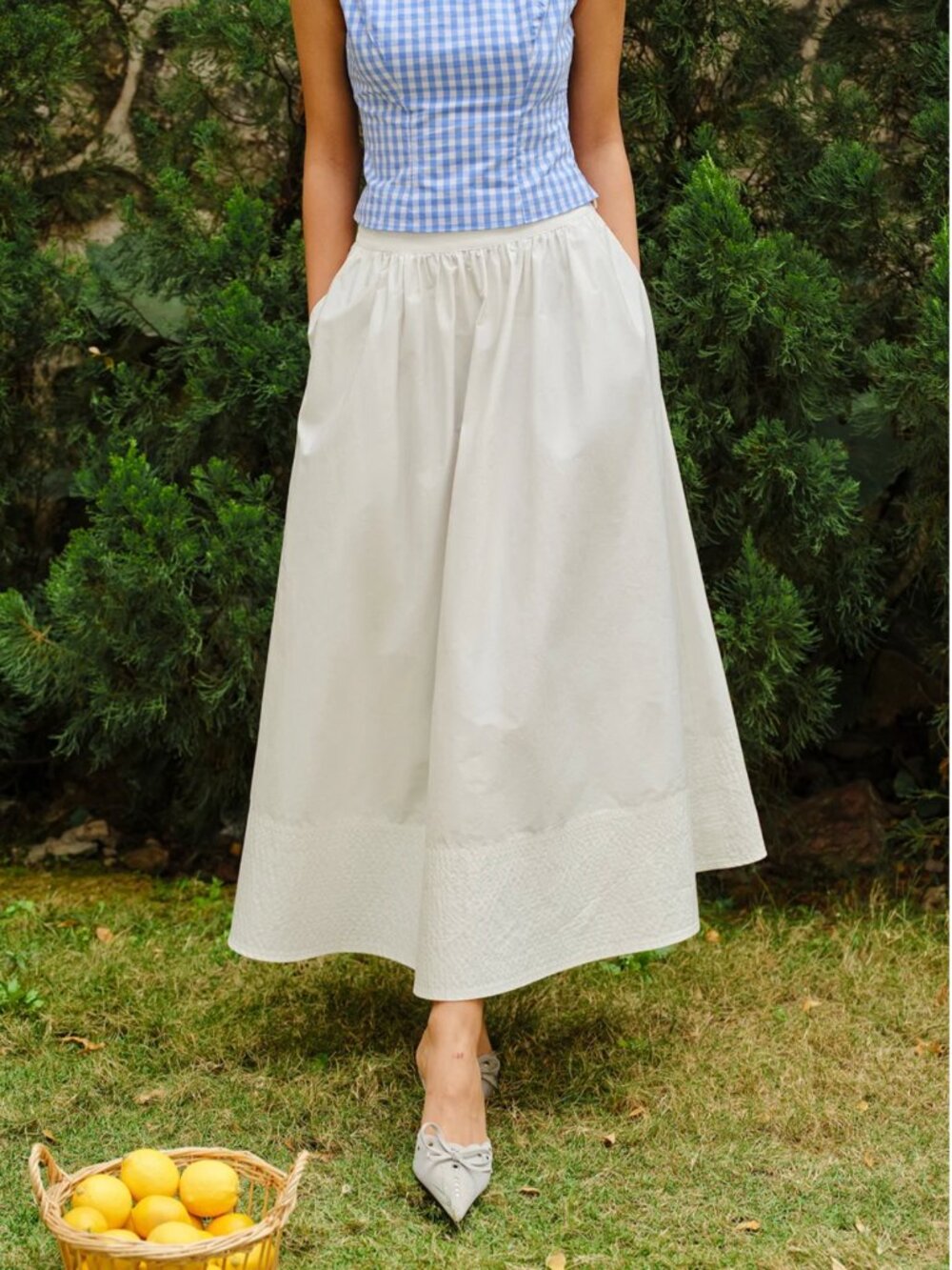 Commense High Waist Flared Skirt Size XS Minimalist Chic - Picture 6 of 14